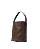 Sac porte épaule en cuir Dunya moka - 26x36x16cm