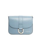 Borsa a tracolla in pelle Nael celeste - 23,5x17x8cm