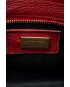 Sac à main en cuir Leana rouge fonce - 29x14 X11cm