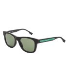 L3643SRG mattschwarze rechteckige Sonnenbrille
