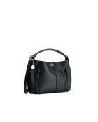 Sac à main en cuir Callie noir - 37x21x10cm