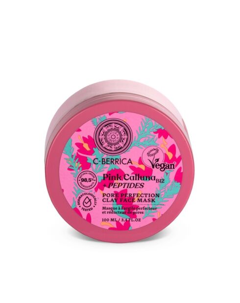 Pink Calluna masque argile  detoxifiant reducteur de pores -100 ml