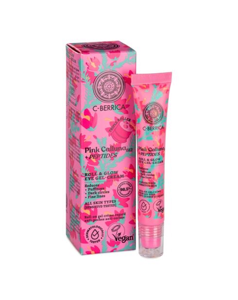 Pink Calluna roll-on gel pour les yeux anti cernes anti poche - 20 ml