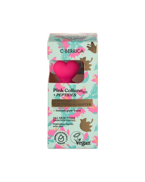 Pink Calluna highlighter liquide booster d’eclat peau doree  - 30 ml