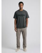 Essentials Stretch Limo diepzwart T-shirt