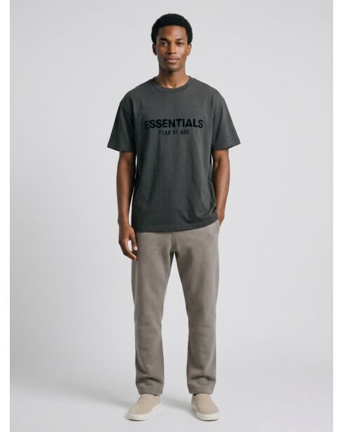 Essentials Stretch Limo diepzwart T-shirt