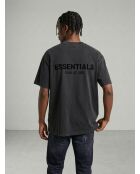 Essentials Stretch Limo diepzwart T-shirt