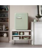 Mini frigo vintage vert - 31 L