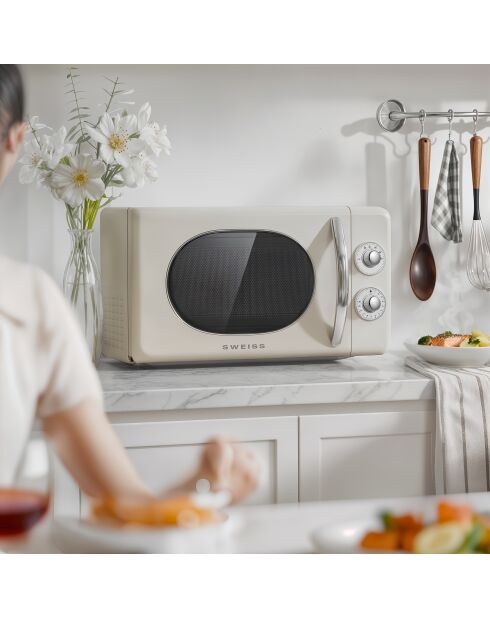 Micro-ondes beige - 20 L