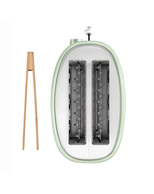 Grille pain vintage vert