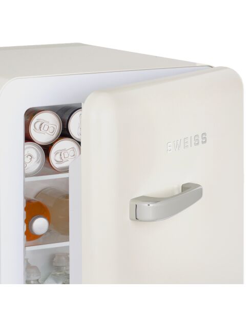 Mini frigo vintage beige - 31 L