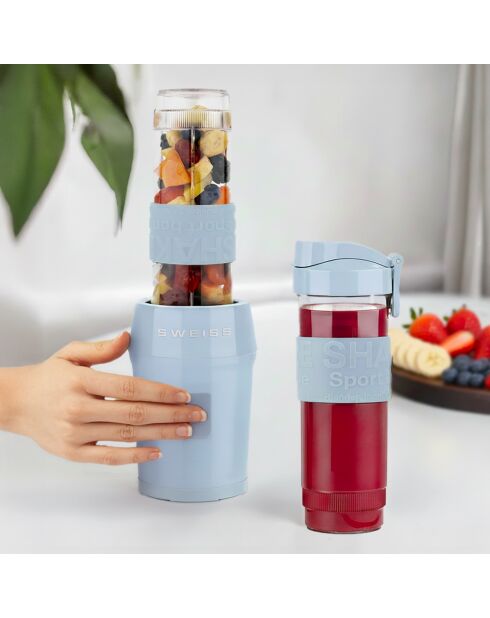 Mini blender bleu - 0,57 L