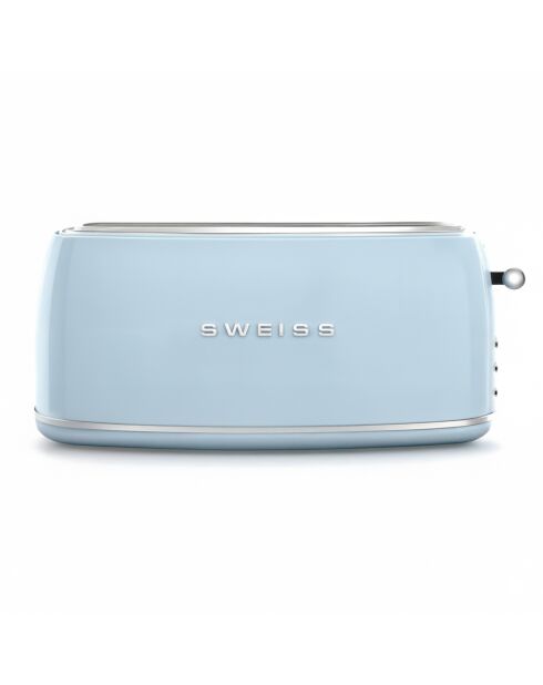 Grille pain baguette vintage bleu