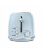 Grille pain baguette vintage bleu