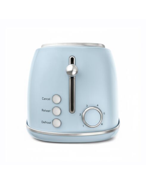 Grille pain baguette vintage bleu