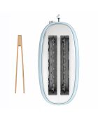 Grille pain baguette vintage bleu