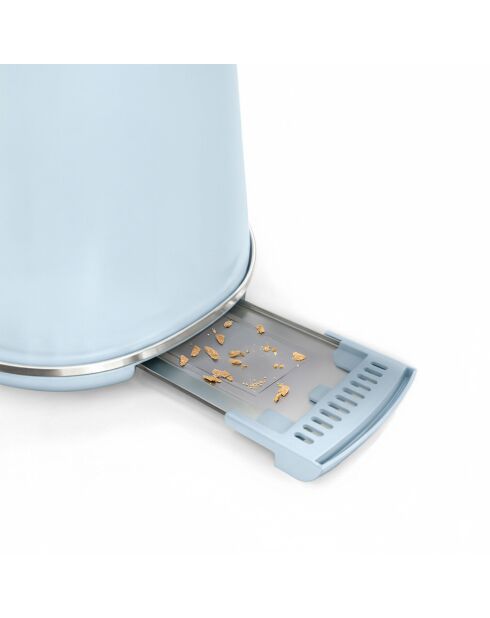 Grille pain baguette vintage bleu