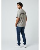 Essentials T-shirt met donkere havermout