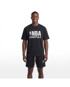 T-shirt nera NBA Essentials