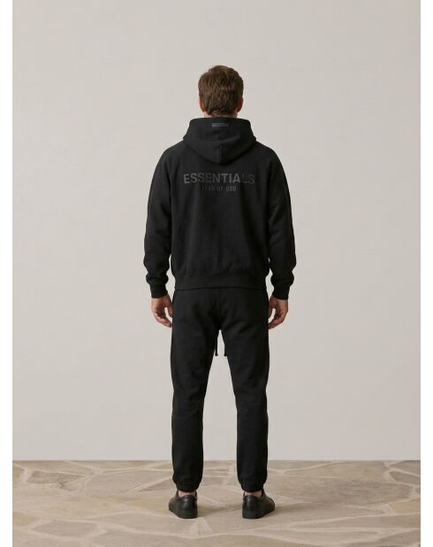 Sweat à capuche Essentials Stretch Limo noir profond