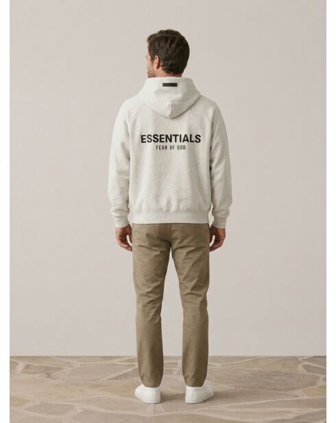 Essentials Light Oatmeal Hoodie