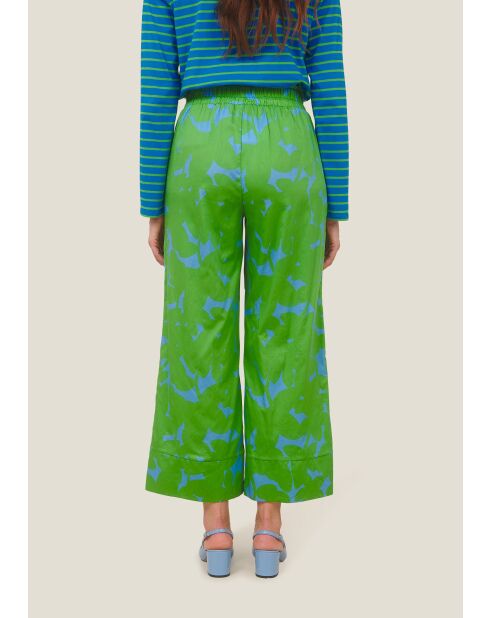 Groene katoenen broek Pital Ombres