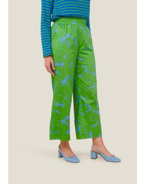 Groene katoenen broek Pital Ombres