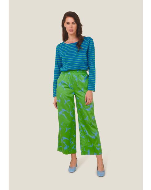 Groene katoenen broek Pital Ombres