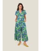 Pantalon en coton Pali Bosquet vert