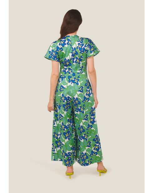 Pantalon en coton Pali Bosquet vert
