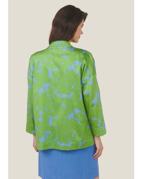 Groene katoenen jas Voyou Ombres