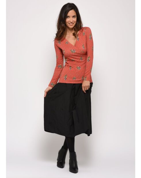 Cache Coeurfleur orangefarbenes Langarmshirt