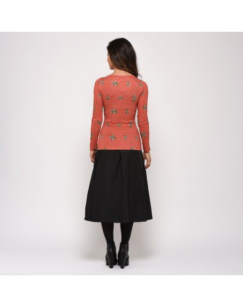 Cache Coeurfleur orangefarbenes Langarmshirt