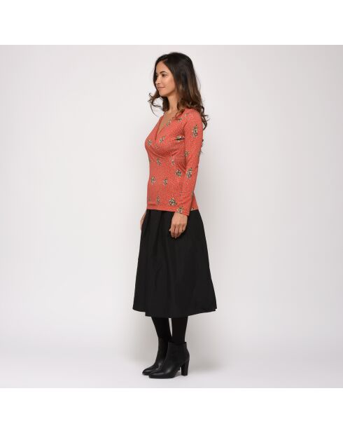 Cache Coeurfleur orangefarbenes Langarmshirt
