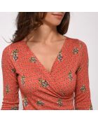 Cache Coeurfleur orangefarbenes Langarmshirt