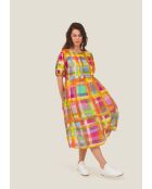 Robe en coton Robbi Plexi multicolore