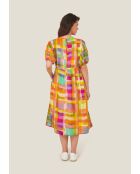 Robe en coton Robbi Plexi multicolore