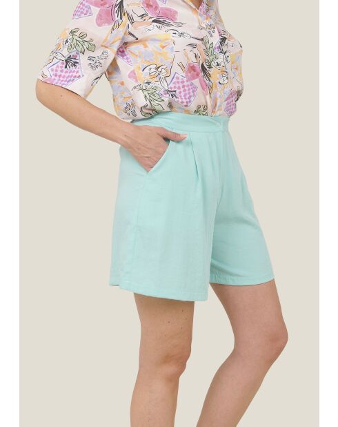 Chanet schlichte Seladonshorts