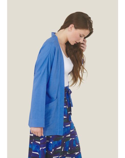Blauwe jas Voyou Uni