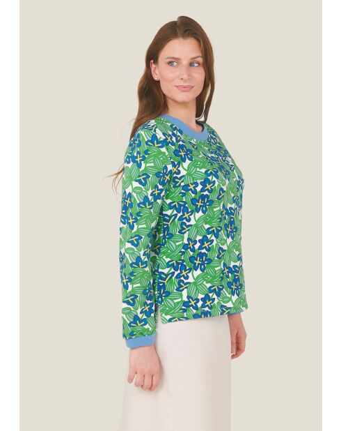 Groene katoenen trui Salsa Bosquet