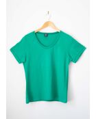 T-shirt en coton Teron Uni vert