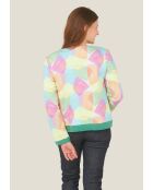 Roze katoenen jas Voyage Arlequin