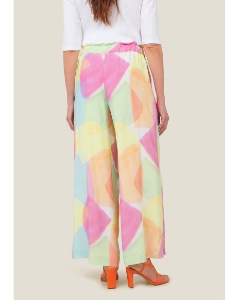 Pantalon Pinge Arlequin rose