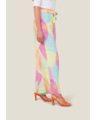 Pantalon Pinge Arlequin rose