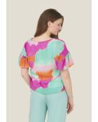 Chemise Trend Nuages rose