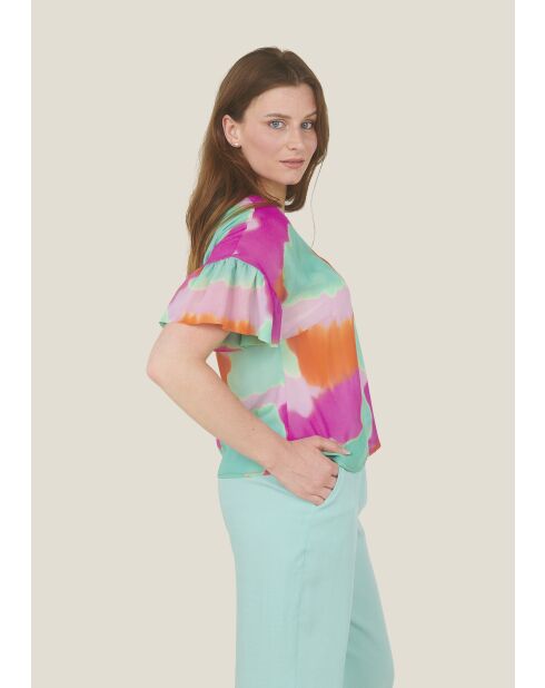 Chemise Trend Nuages rose
