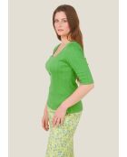 T-shirt en coton Taffa Uni vert