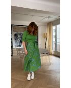 T-shirt en coton Taffa Uni vert