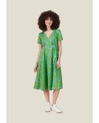 Grünes Baumwollkleid Recto Ombres