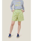 Chanet Bananier gelbe Baumwollshorts